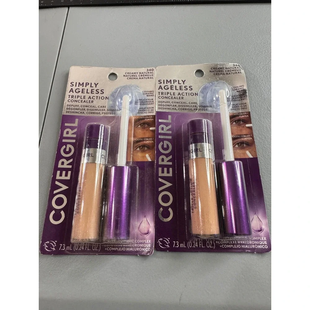 Covergirl Simply Ageless Concealer Women 340 Creamy Natural NEW Triple Action